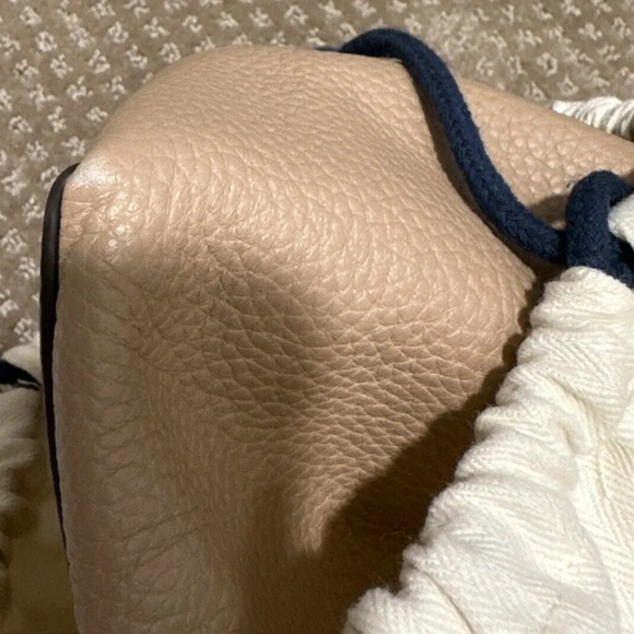 Tory Burch Devon Sand Pebbled Leather Taylor Hobo - Picture 7 of 8